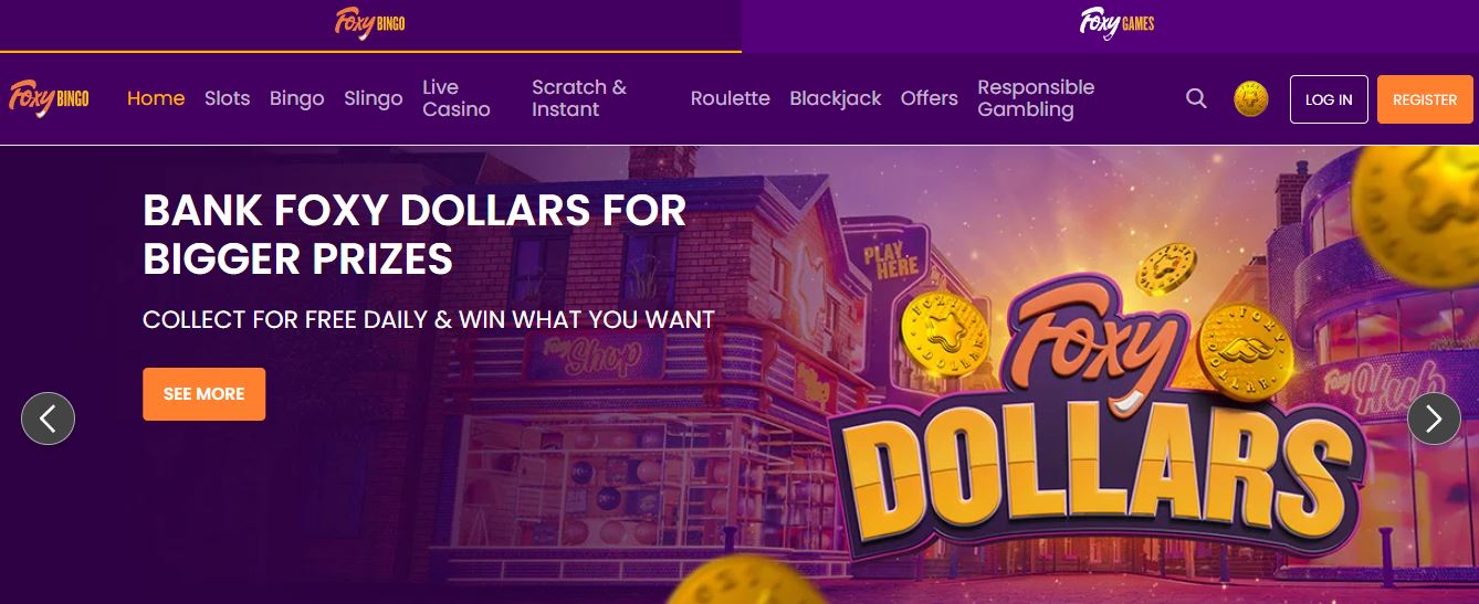 Collect Foxy Dollars daily and win bigger prizes at casino